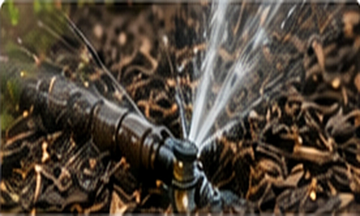 Irrigation leak requiring diagnosis