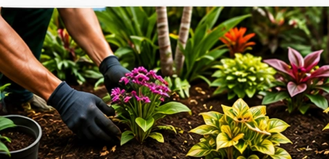 Landscape plant installation