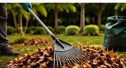 Seasonal landscape cleanup